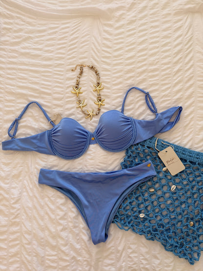 Two Piece Bra Swimsuit