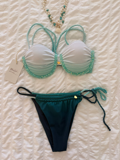 Two Piece Bra Swimsuit